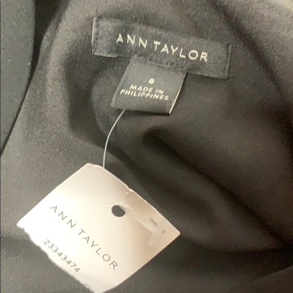 NWT Ann Taylor Triacetate Jumpsuit Black - Picture 5 of 7